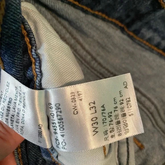 Levi's Signature Blue Jeans 30x32 - Picture 5 of 8